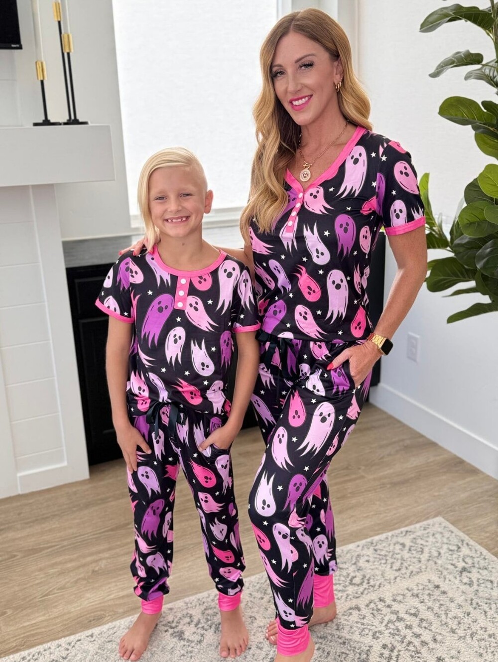 Shirley & Stone Ghost PJ Set Size Large NEW